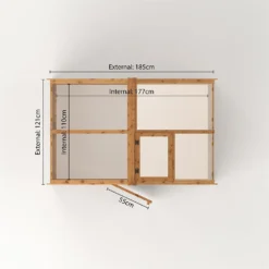 Country Living Kelham 4 X 6ft Traditional Greenhouse Painted + Installation - Thorpe Towers -Westland Shop 12881656 1354843881569415