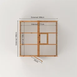 Country Living Kelham 6 X 6ft Traditional Greenhouse Painted + Installation - Thorpe Towers 11 Country Living Kelham 6 X 6ft Traditional Greenhouse Painted + Installation - Thorpe Towers -Westland Shop 12881657 4714843884887760