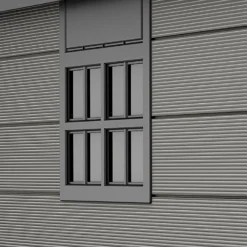 Keter Premier 7 X 7ft Outdoor Garden Apex Storage Shed - Grey -Westland Shop 12882034 1555036180599140