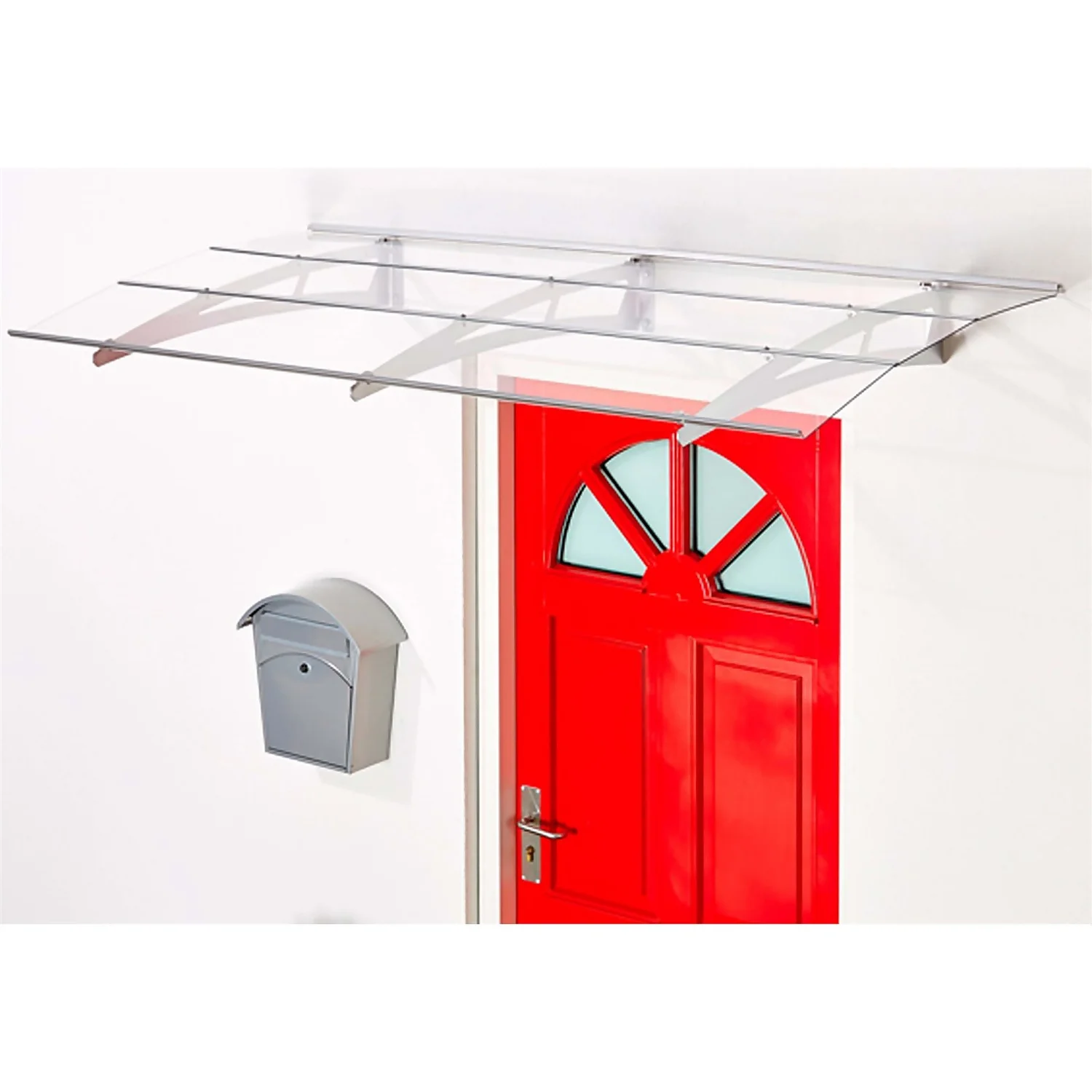 None Madrid 1800X900 Silver Door Canopy 3 None Madrid 1800X900 Silver Door Canopy