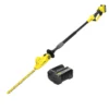 STANLEY FATMAX V20 18V Cordless Pole Hedge Trimmer 45cm (Sfmcph845M1-Gb) -Westland Shop 12882305 1064843590206631