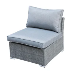 Bambrick 6 Seater Grey Rattan Garden Sofa Set -Westland Shop 12882317 9734931176981203