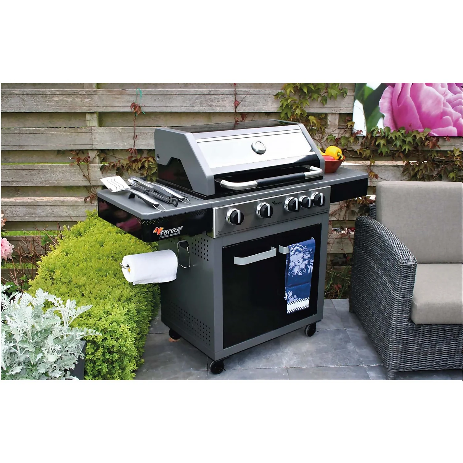 Fervor Ranger 410 4 Burner Gas BBQ 9 Fervor Ranger 410 4 Burner Gas BBQ - Image 7