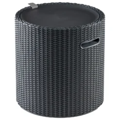 Keter Cool Stool Outdoor Ice Cooler Table 39L - Graphite -Westland Shop 12884590 1254843404657261