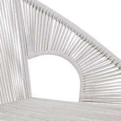 Homebase Acapulco 2 Seater Garden Bench - Grey -Westland Shop 12885516 3614843608039213