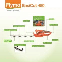 Flymo Easicut 460 Electric Hedge Trimmer - 45cm -Westland Shop 12885913 5754843593157071