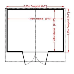 Shire Lumley Summerhouse - 7 X 5ft -Westland Shop 12887157 5674843284678684