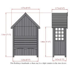 Shire Mimosa Arbour - 4x2ft -Westland Shop 12887176 7884849861854342