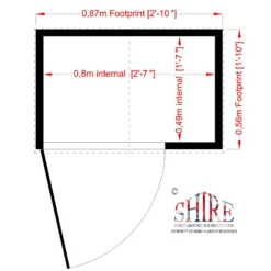 Shire Tool Store Overlap - 3x2ft -Westland Shop 12887191 4174851580713951