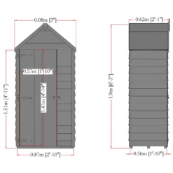 Shire Tool Store Overlap - 3x2ft -Westland Shop 12887191 6384851580684872