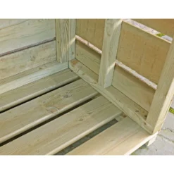 Shire Tall Wall Log Store - 3x1.5ft -Westland Shop 12887202 2104851593390721