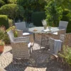 Florence 4 Seater Garden Dining Set -Westland Shop 12887798 7324953451986882