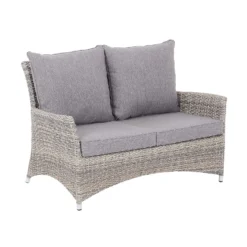 Florence 4 Seater Grey Rattan Garden Sofa Set -Westland Shop 12887803 1054843689611178