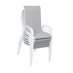 Malindi 6 Seater Garden Dining Set - Grey -Westland Shop 12887812 2424843280561994