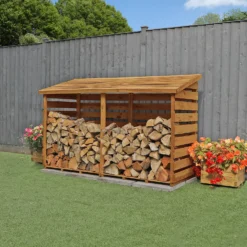 Mercia (Installation Included) Double Log Store -Westland Shop 12888117 3825011214652234
