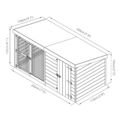 Mercia 8 X 4 Dog Kennel & Run - Including Installation -Westland Shop 12888128 2014843294603227