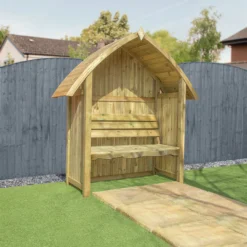 Mercia Arch Top Seated Arbour -Westland Shop 12888308 1264884537788928