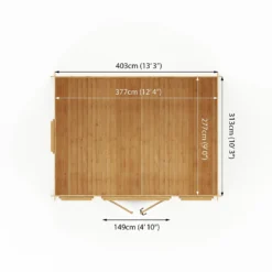 Mercia 4 X 3m 19mm Reverse Log Cabin -Westland Shop 12888463 8845023719209895