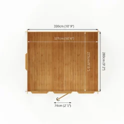 Mercia 3.5 X 3m 19mm Log Cabin -Westland Shop 12888468 4355023718602482