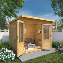 Mercia 3 X 2.4m 19mm Log Cabin -Westland Shop 12888478 8785023718761596