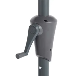 None 2.1m Crank & Tilt Parasol Dark Grey - Dia. 38mm -Westland Shop 12888560 1804843674218079