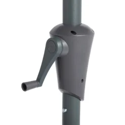 None 2.7m Crank & Tilt Parasol Dark Grey - Dia. 38mm -Westland Shop 12888563 2734843674675537