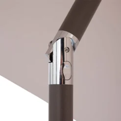 None 2.7m Crank & Tilt Parasol Natural - Dia. 38mm -Westland Shop 12888565 2044843674514035