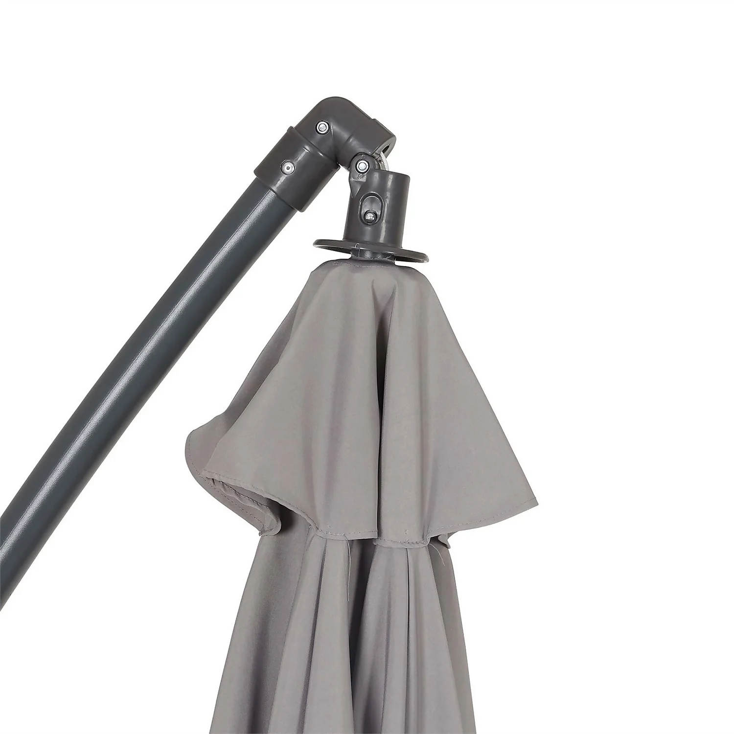 None 3m Overhanging Parasol - Light Grey 6 None 3m Overhanging Parasol - Light Grey - Image 4