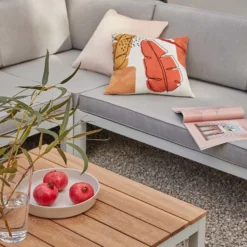 Spirit Metal Garden Corner Sofa Set - Grey -Westland Shop 12889918 1424846181006982