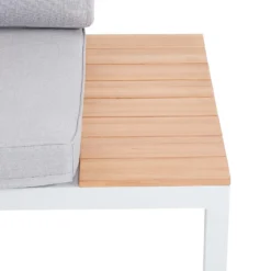 Spirit Metal Garden Corner Sofa Set - Grey -Westland Shop 12889918 2024846181086020