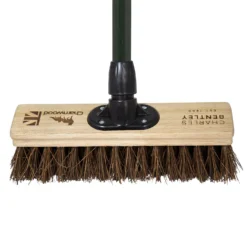 Charles Bentley Charnwood Bassine Wooden Garden Broom - 300mm -Westland Shop 12890894 1654915831672224