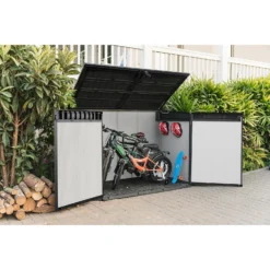 Keter Premier Jumbo Outdoor Garden Storage Shed 2020L - Grey -Westland Shop 12890915 5944855738417674