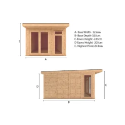 Mercia Insulated Garden Room 3 X 4m - Installed -Westland Shop 12891953 1134853388831708