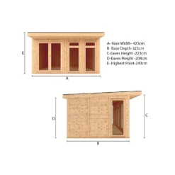 Mercia Insulated Garden Room 4 X 3m - Installed -Westland Shop 12891955 4964851896409507