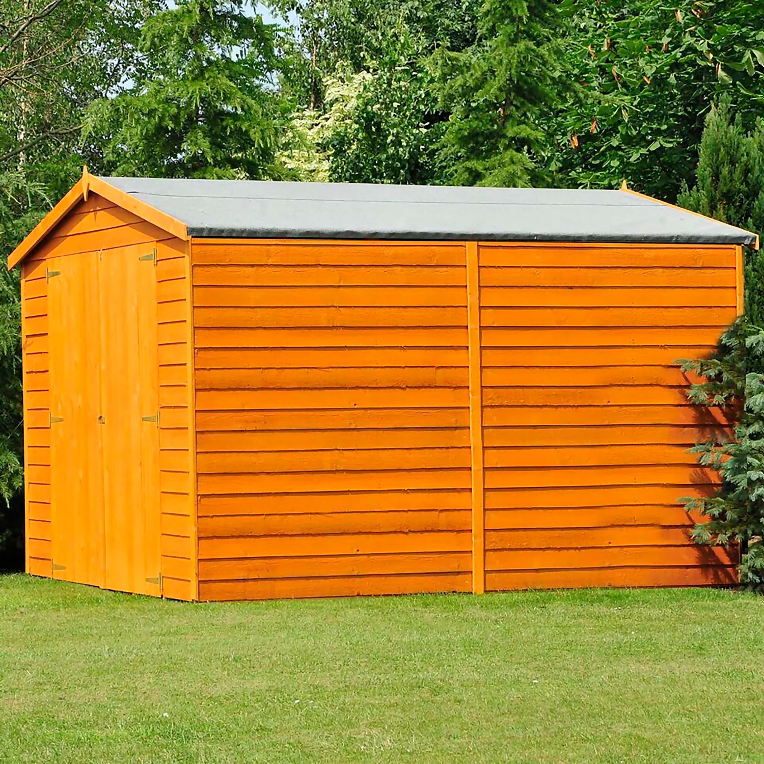 Shire 12 X 8ft Shed Overlap Double Door - No Windows 4 Shire 12 X 8ft Shed Overlap Double Door - No Windows - Image 2