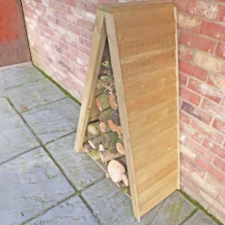 Shire Small Triangular Log Store Tongue And Groove -Westland Shop 13082825 1854862456418942