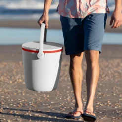 Keter GoBar Outdoor Ice Cooler Table Garden Furniture - Red / White -Westland Shop 13412934 1244910901713073