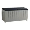 Keter Ace Outdoor Garden Storage Box 124 X 55 X 62.5 Cm - Grey And Black -Westland Shop 13432924 1414947994466640