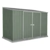 Absco 10 X 5ft Space Saver Metal Pent Shed - Green -Westland Shop 13440844 1314929185358951