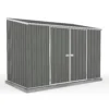 Absco 10 X 5ft Space Saver Metal Pent Shed - Grey -Westland Shop 13440846 1194929185833404