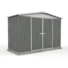 Absco 10 X 5ft Regent Metal Apex Shed - Grey -Westland Shop 13440854 1784929164060502