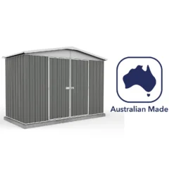 Absco 10 X 5ft Regent Metal Apex Shed - Grey 17 Absco 10 X 5ft Regent Metal Apex Shed - Grey -Westland Shop 13440854 7074929164527527