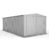 Absco 10 X 20ft Utility Workshop Apex Metal Shed - Zinc -Westland Shop 13440861 1304929163508016