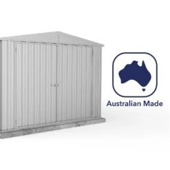 Absco 10 X 20ft Utility Workshop Apex Metal Shed - Zinc -Westland Shop 13440861 1984929163945152