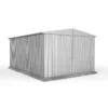 Absco 10 X 15ft Utility Workshop Apex Metal Shed - Zinc -Westland Shop 13440863 1754929163464057