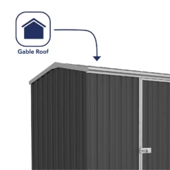 Absco 7.5 X 5ft Premier Reverse Apex - Dark Grey -Westland Shop 13440866 6464929164668878