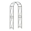 Panacea Arched Top Steel Garden Arch - Black -Westland Shop 13480854 8114932704315682