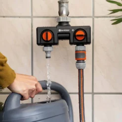 GARDENA Twin-Tap Hose Pipe Connector 9 GARDENA Twin-Tap Hose Pipe Connector -Westland Shop 13489627 8904920780813120