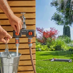 GARDENA Twin-Tap Hose Pipe Connector 10 GARDENA Twin-Tap Hose Pipe Connector -Westland Shop 13489627 9874920780869931