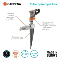 GARDENA Pulse Spike Water Sprinkler -Westland Shop 13489629 1144924640534250
